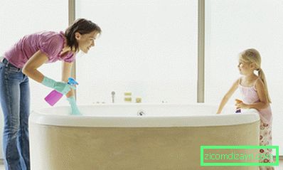 Почистване на чугунена вана