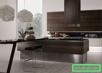 модерни кухни--Pinterest-прост-дървени етаж-бяла стена-цветни-дървени-кухня-островите-с-складови чекмеджета монтирани-кухня-пейка